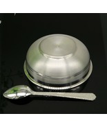 999 solid sterling silver bowl spoon stay baby/kids healthy, silver vess... - $466.31 CAD