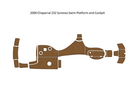 2000 Chaparral 232 Sunesta Swim Platform Cockpit Boat EVA Foam Teak Floo... - $799.00