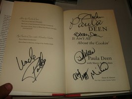 Paula Deen &amp; 5 Family Members Signed - It Ain&#39;t All About the Cookin&#39; (HC)      - £77.31 GBP