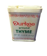 Vintage Durkee Ground Thyme  Spice Tin Estate Find - $368.20 MXN