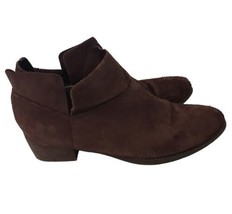 SEYCHELLES Womens Boots Burgundy Suede SNARE TOWEL Booties Ankle Sz 10 - £14.98 GBP