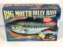 Vintage Big Mouth Billy Bass The Singing Sensation 1999 Gemmy NEW w ORIGINAL BOX - £157.89 GBP