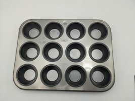 Ekco Mini Muffin Pan Tins 12 Muffin Tart Pan Vintage Made In Usa - £6.73 GBP