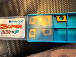 Neuf Lot De 5 Ingersoll Fraisage Plaquettes Carbure Super Gen #CDE322R01... - $47.49