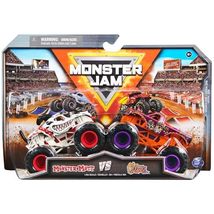 Monster Jam, Official Dalmatian Vs. Calavera Die-Cast Monster Trucks, 1:64 Scale - £14.85 GBP