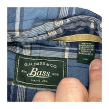 G. H. Bass &amp; Co. Multicolor Short Sleeve Button Down Shirt Men’s Size Large - £15.03 GBP