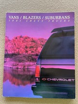 1991 Chevy Trucks 74pg Brochure Blazer S-10 Suburban Sportvan Astro Lumi... - $8.42