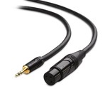 Cable Matters (1/8 Inch Unbalanced 3.5mm to XLR Cable 6 ft Male to Femal... - $21.99