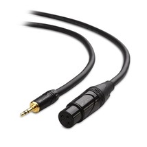 Cable Matters (1/8 Inch Unbalanced 3.5mm to XLR Cable 6 ft Male to Femal... - $21.99
