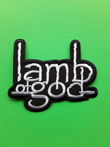 LAMB  OF GOD HEAVY METAL POP ROCK MUSIC BAND EMBROIDERED PATCH  - £3.98 GBP