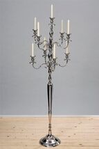 Floor Light Base Lamp Silver Candle Stick Holder Stand Silver Tall 70.87... - $278.87 CAD