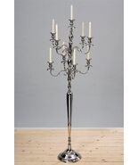 Floor Light Base Lamp Silver Candle Stick Holder Stand Silver Tall 70.87... - $278.87 CAD