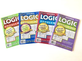 NEW Lot of 4 Penny Press Dell Books Logic Problems Special Collectors&#39; Edition - £15.50 GBP