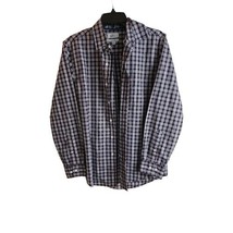 Croft &amp; Barrow Shirt Men&#39;s Button up long sleeve Easy Care check pattern... - £8.91 GBP