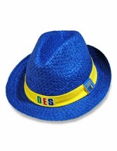 Order of the Eastern Star Fedora Cap Hat Sorority Blue OES Straw Hat - £13.87 GBP