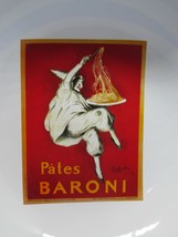 Pottery Barn Vintage Posters Pasta Salad Pates Baroni LARGE 13 7/8&quot; Bowl - $30.40