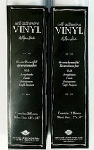Paper Studio Self Adhesive Vinyl 12&quot; x 36&quot; Sheets Adhesive Set Of 2 Boxe... - $11.29