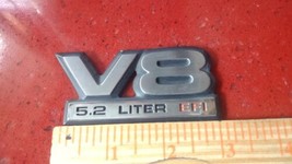 1993-1998 Jeep Grand Cherokee Rear Liftgate V8 5.2L Emblem Logo Badge si... - $9.90