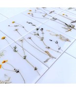 Herbarium tile mural Real dry plants Spring Meadow Collection Kitchen Ba... - $120.73 CAD+