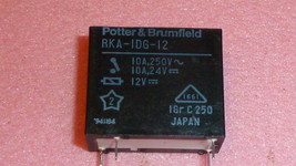 NEW P&amp;B RKA-1DG-12 IC Power Relay 12VDC SPST-NO (29mm 13.5mm 25.5mm)Thro... - $14.50