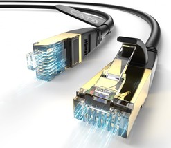 Cat8 Ethernet Cable 50ft High Speed 40Gbps 2000Mhz High Speed 3Ft 100Ft Gigabit  - £41.04 GBP