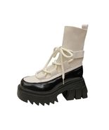 Autumn Winter Short Boots Women&#39;s Shoes Platform Boots for Women Chunky ... - £41.58 GBP
