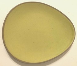 2020 Target Brands Threshold Stoneware Lime Green Pear Shaped 8.5&quot; Salad Plate - £6.63 GBP