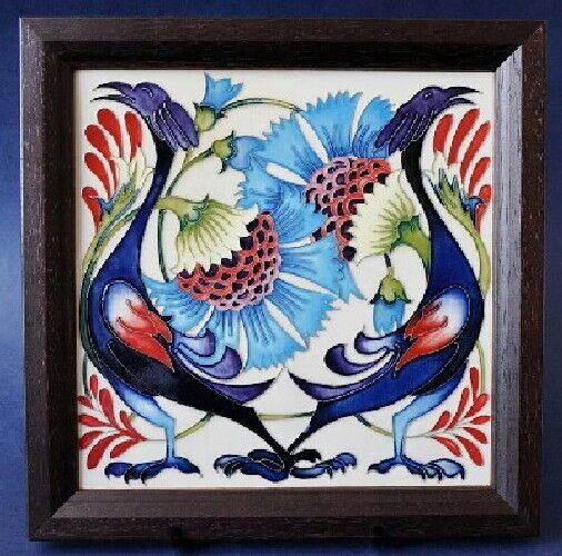 Moorcroft Pottery - Tile of Smiles - Limited Edition of 50 - Size 25 x 25cm - $624.88