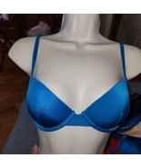 NEW w/tags Elle Macpherson Body T-Shirt Bra, size 32 C Sea Blue - $17.62