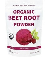 (1 lb) Organic Beet Root Powder by Chérie Sweet Heart Raw NON-GMO 4/25 F... - £17.83 GBP