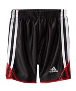 Adidas Boys&#39; Prime Dazzle Short ,Size 6 , Black/Red/White,New - $226.56 MXN