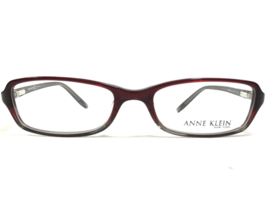 Anne Klein Eyeglasses Frames AK8028 124 Clear Gray Red Rectangular 49-17... - £40.70 GBP