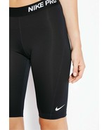 New Nike&#39;s Pro Women&#39;s 11.0&quot; COMPRESSION Shorts-Black 642648-010 Size XS - £20.32 GBP