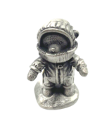 Fort USA Pewter Joy Bear Figurine Snowsuit Baby Figurine 2&quot; Rare Christmas - $19.53