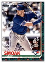 2019 Topps Holiday Justin
 Smoak Metallic Toronto Blue Jays Baseball Card NMBU1 - £1.25 GBP