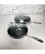 All-clad Essentials 10.5&quot;  and 12&quot; Non-Stick Fry Pan with Glass Lids Set. - $1,637.60 MXN