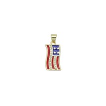 American Flag Charm Pendant, Sku#LK972 - $2.99