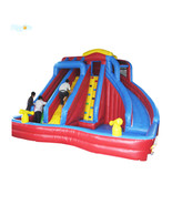 Large Slide Inflatable Water Slide with Pool for Sale PVC Commercial Use - $2,348.00