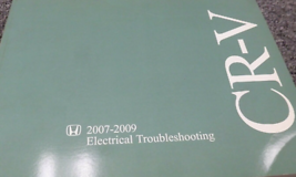 2007 2008 2009 HONDA CRV CR-V Electrical Troubleshooting Wiring Diagram ... - £18.38 GBP