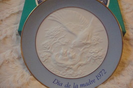 Lladro Collector Plate, hand made in Spain, &quot;Dia de la Madre 1972&quot;, Mothers Day - £31.75 GBP