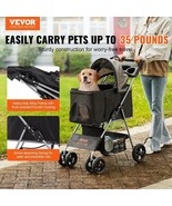 Four-wheeled Rotating Dog Stroller - $2,185.59 MXN