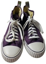 PF Flyers Vulcanized Purple High Top Sneakers Tennis Shoes Womens 11.5 Mens 10 - £46.92 GBP