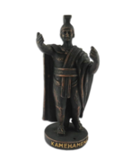 KC Hawaii King Kamehameha Tiki 3" – Mini Hawaiian Tiki Statue in Hapa Wood - $23.95