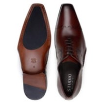 Belvedere Men's Shoes Maestro Italian Calf Leather Opanka construction Cognac image 3