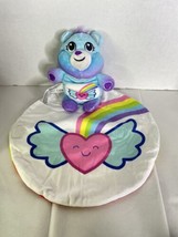 Cutetitos Care Bears Surprise Stuffed Plush Animal Dream Bright Blue Wit... - $34.65