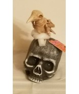 Halloween Animated Skeleton Raven on Skull - Light/Sound Motion - $29.99