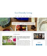 [NEW DESIGN] * Eco-Friendly Living Website * affiliate product blog AUTO... - £71.34 GBP