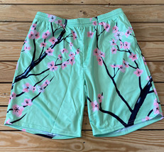 vapor 95 NWOT Men’s cherry blossom Athletic shorts size 36 green E5 - $26.72