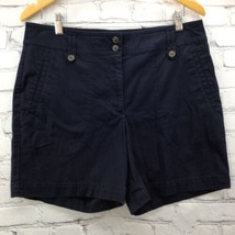 Talbots Navy Blue Shorts Womens Sz 12 Petite - £9.11 GBP