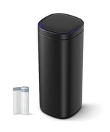 Black Motion Sensor Stainless Steel 13 gallon Trash Can with Ozone Button - $4,347.40 MXN